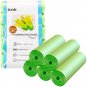 Small Trash Bags 4-Gallon Biodegradable - 100 Counts/ 5 Rolls Recycling and Degr