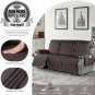 100% Waterproof Recliner Sofa Cover, Non Slip Split Couch Covers for Reclining C
