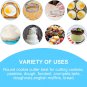 12 Pcs Donut Hole Cookie Biscuit Cutter Set for Baking, Graduated Doughnut round