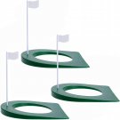 Golf Putting Cup and Flag Putt Training Hole All-Direction Surface Regulation Pr