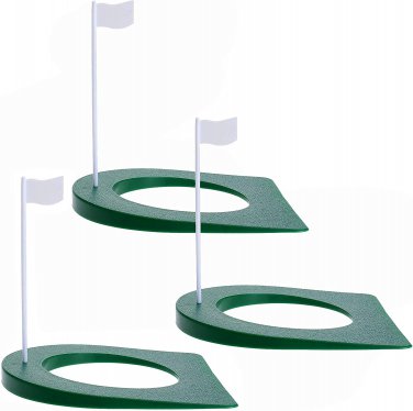 Golf Putting Cup and Flag Putt Training Hole All-Direction Surface Regulation Pr
