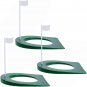 Golf Putting Cup and Flag Putt Training Hole All-Direction Surface Regulation Pr
