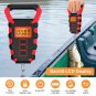Fishing Scale with Gripper and Ruler, 50Kg /110Lb Waterproof Digital Hanging Sca