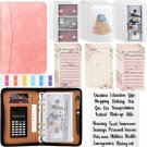 Budget Binder with Zipper Envelopes, Cash Envelopes for Budgeting with Planner A
