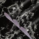 Black White Marble Wallpaper Peel Stick Dark Granite Countertop Contact Paper Gl