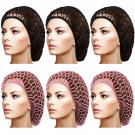6 Pieces Hair Net Snoods for Women Sleeping Mesh Soft Rayon Knit Crochet Hairnet