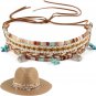Cowboy Hat Band for Men, Western Hat Bands for Adjustable, Leather Hat Band for