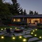 Solar Outdoor Lights,4 Packs 10 LED Waterproof Garden Lights Outdoor Bright In-G