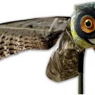 Prowler Fake Owl Moving Wings-Realistic Bird Scare, Hawk, Pigeon, and Squirrel R