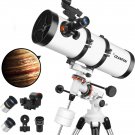 Telescope,150Eq Reflector Telescopes for Adults Astronomy,Manual Equatorial Prof