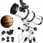 Telescope,150Eq Reflector Telescopes for Adults Astronomy,Manual Equatorial Prof