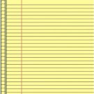 8.5 X 11.75 Inch Legal Pads Wide Ruled 2 Pack, Lined Note Pads Canany Yellow Pap