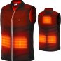 Heated Vest Body Warmer Vest for Men/Women USB Rechargeable with Battery Pack, S