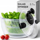 Salad Spinner with Drain, Bowl, and Colander - Quick and Easy Multi-Use Lettuce