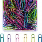 Paper Clips, 200 PCS Medium Size Paper Clips Smooth & Durable Assorted Color Coa