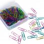 Paper Clips, 200 PCS Medium Size Paper Clips Smooth & Durable Assorted Color Coa