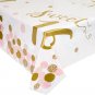 3 Pack Sweet 16 Tablecloth for Girl 16Th Birthday Party Decorations (54 X 108 In