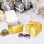 Gold Gift Boxes 5X5X3.5, 50 Pack Paper Gift Boxes with Lids for Gift, Bridesmaid