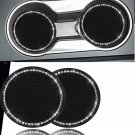 Bling Car Cup Coaster 2PCS, Car Accessories 2.75 Inch, anti Slip Insert Coaster,