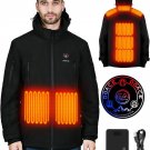 Heated Jacket Soft Shell for Men Women, Heated Jacket Warm Coat SIZE M