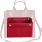 Felt Organizer Insert Bag Soft and Lightweight Handbag Sturdy Tote Purse Organiz