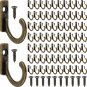 100 Pieces Key Hooks Jewelry Small Hooks Key Hanging Small Hooks Wall Mounted Si
