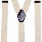 Romanlin Mens Suspenders for Work 3 Swivel Hook Clips Y-Back for Groomsmen Leath
