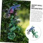 2Pcs Wrought Iron Gecko Wall Hanging Metal Lizard Wall Decor Lizard Garden Art P