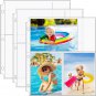 30 Pack Photo Sleeves for 3 Ring Binder - (4X6, for 180 Photos),Archival Photo P