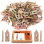 200Pcs Drywall Anchor Kit, Steel Self-Drilling Anchors with Zinc Plated Screws,