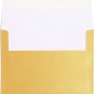 50 Pack A7 Metallic Gold Self-Sealing Envelopes for 5X7 Cards - Bulk Set of Gold