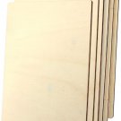 6 Pack Unfinished Rectangle Wood Plaques,Wooden Plaque Sheets Slices Signs for H