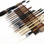 18Pcs Chinese Calligraphy Brushes Set with Writing Paper Roll-Up Brush Holder Sh