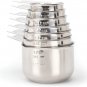 2Lbdepot Measuring Cups, Premium 18/8 Stainless Steel Metal, Stackable & Nesting