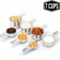 2Lbdepot Measuring Cups, Premium 18/8 Stainless Steel Metal, Stackable & Nesting