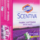 Clorox Scentiva Fabric Softening Dryer Sheets | Fabric Sheets in Tuscan Lavender