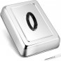 Rectangular Basting Cover, Stainless Steel Cheese Melting Dome Steaming Cover L