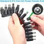 Universal Laptop Charger Tips, Laptop DC Power Adapter Kits,34 Sets of Multi-Fun
