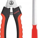 Dog Nail Clippers, Professional Pet Nail Clipper & Trimmers with Safety Guard to