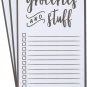 Magnetic Grocery List Pad for Refrigerator, 50 Sheets Each (4.5 X 7.5 In, 3 Pack