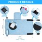 Toddler Airplane Bed, Kids Airplane Seat Extender Travel Bed, Kids Airplane Trav