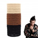 20 Pieces Braided Hair Ties for Men Guys, for Curly Thick Long Hair Elastic Brac