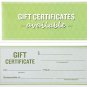 50-Sheet Gift Certificate Book for Small Businesses, Corporate Events, Personal