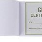 50-Sheet Gift Certificate Book for Small Businesses, Corporate Events, Personal