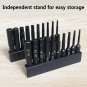 Hex Head Allen Wrench Drill Bit Set (10Pc Metric & 10Pc SAE), , Upgraded 1/4" Q