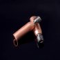 2Pcs All Metal Smooth Heatbreak, Bimetal Heatbreak Titanium Alloy and Copper Hea