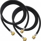 Packs of 2 (12 FT) Propane Torch Extension Hose for Propane Tree Distribution Tr
