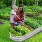 Raised Garden Bed Kit for Vegetables Flower Galvanized Metal Planter Boxs Design