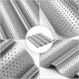 2 Pack Nonstick Perforated Baguette Pan 15" X 13" for French Bread Baking 4 Wave