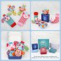 Soft Baby Wrist Rattle Foot Finder Socks Set,Cotton and Plush Stuffed Infant Toy